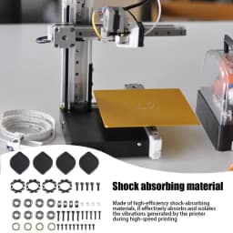 3D Printer Feet 3D Printer Parts 3D Printer Tool Kit Shock-Absorbing 3D Printer Accessories Tool Kit 3D Printer Accessories Kit
