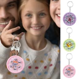 Quick Push Game For Kids Light Up Electronic Drum Game Keychain Relieving Stress Pop Fidget Keychain Improves Concentration