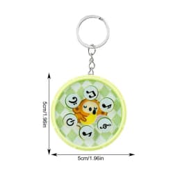 Quick Push Game For Kids Light Up Electronic Drum Game Keychain Relieving Stress Pop Fidget Keychain Improves Concentration