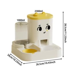 2-in-1 Pet Automatic Feeder Dog Cat Drinking Large Capacity Water Dispenser Food Feeder Pet Supplies For Dogs Cats