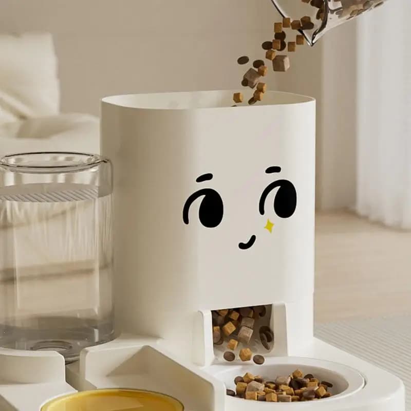 2-in-1 Pet Automatic Feeder Dog Cat Drinking Large Capacity Water Dispenser Food Feeder Pet Supplies For Dogs Cats