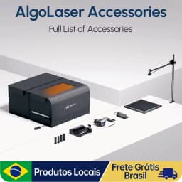 AlgoLaser Accessory Laser Engraver Rotary Roller Air Pump Raiser Feets Lightburn Camera Protection Cover Honeycomb Platform Part