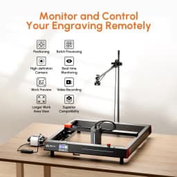 AlgoLaser Accessory Laser Engraver Rotary Roller Air Pump Raiser Feets Lightburn Camera Protection Cover Honeycomb Platform Part