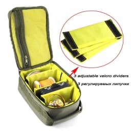 Oxford Fishing Tackle Bag Large Capacity Portable Fishing Reel Lure Hook Gear  Handbag Outdoor Fishing Reel Case Hand fan Lamp