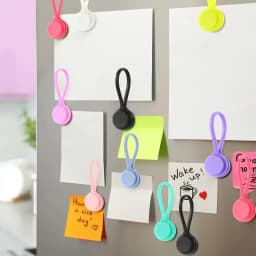 Silicone Magnet Hub, Round Identification Marks And Wire Labels For Electronics Reusable Organizer Cables, Safety Straps For Ear