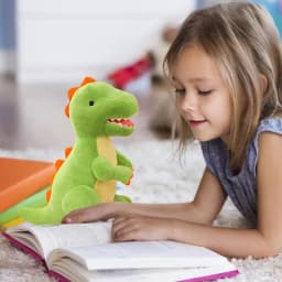 Stuffed Dinosaurs For Boys Soft Animal Cute Plush Children's Throw Pillow For Kids Boys Girls Baby Family Story Adventure