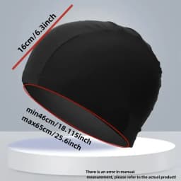 1pc Nylon Swim for Men and Women Waterproof Elastic Swim Caps Protect Your Ears Essential for Family Swimming Training