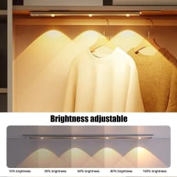 Night Light Motion Sensor Light Wireless Ultra Thin USB LED for Kitchen Cabinet Bedroom Wardrobe Indoor Lighting 20/30/40/50CM
