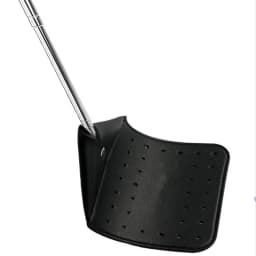 Fly Swatter Heavy Duty Retractable Flyswatter With Steel Handle Handheld Zapper Racket With Metal Handle Flying Catcher Tool For