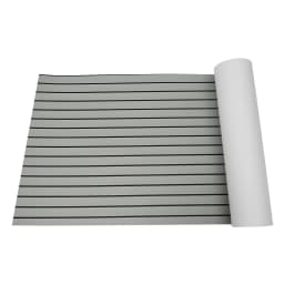 240×90x0.6cm EVA Foam Faux Teak Boat Deck Mat Decking Sheet Yacht Flooring Anti Skid Mat Self Adhesive Vehicle Pad