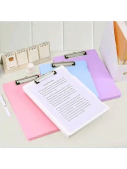 A4 File Organizer Box Writing Pad Clipboard 2-in-1 Waterproof Dustproof Document Holder For Household Records, Graduation Certif