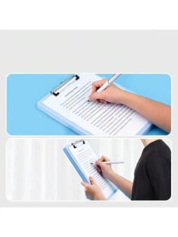 A4 File Organizer Box Writing Pad Clipboard 2-in-1 Waterproof Dustproof Document Holder For Household Records, Graduation Certif