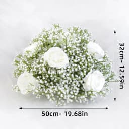 Artificial Flowers Outdoor Wedding Decoration Flower Ball Photo Background Babysbreath Silk Hydrangea Flower Bunch Garden Decor