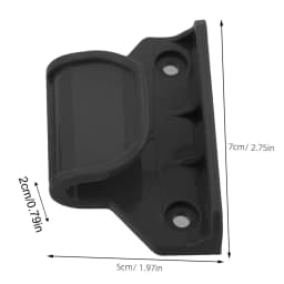 Baby Gate Parts Hardware Set for Retractable Gate Latches Brackets Screws Extensions Stair Components for Nursery Room Kitchen