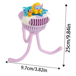Baby Fan For Stroller And Car Seat 3 Speed Clip On Fan For Baby Carseat Quiet Pram Cooling Accessories For Toddler Outdoor