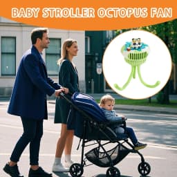 Baby Fan For Stroller And Car Seat 3 Speed Clip On Fan For Baby Carseat Quiet Pram Cooling Accessories For Toddler Outdoor