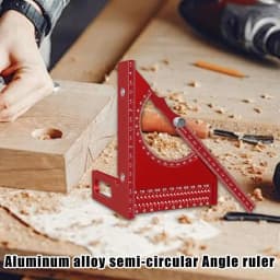 Multi Angle Ruler Multi-angle Carpenter Triangle Protractor Rust-Proof Carpenter Protractor Non-slip Precision Marking Gauge For