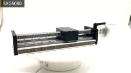 100mm-300mm Stroke SFU1605 C7 Ballscrew Manual Linear Actuator Sliding Table Stage Handwheel Linear Rail for CNC 3D Printer 60KG