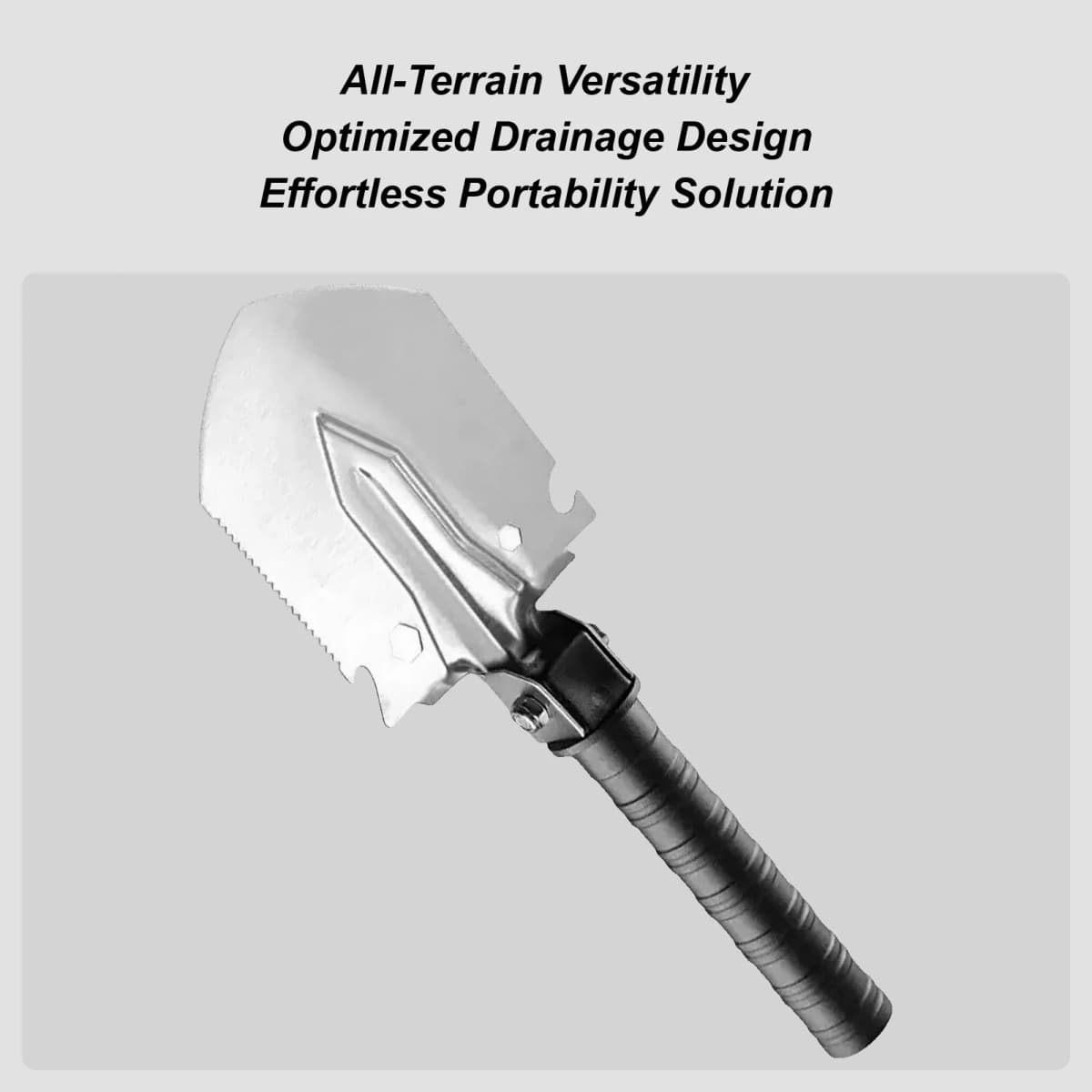 Camping Shovel Folding Multifunctional Folding Shovels for Digging Lightweight High Strength Entrenching Tool for Backpacking