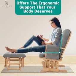 Brisbane Nursery Glider Ottoman Sets Glider Recliner Nursery Rocking Chair Rocker with Ottoman Reclining Gliders Chairs for Brea