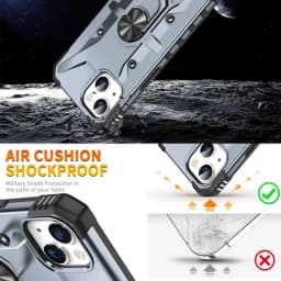 Shock Absorbent Protective Case With Ring Holder For IPhone IPhone 14/14 Plus/14 Pro/14 Pro