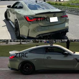Car Spoiler For BMW 4 Series G22 Coupe/G82 M4 PSM Style Real carbon fiber material Rear Spoiler Trunk wing 2020-2026
