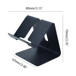 Flexible, Stylish and Adorable Metal Desktop Cell Phone Stand Holder with Lovely Design for iPhone and iPad - Ideal Handable Pho