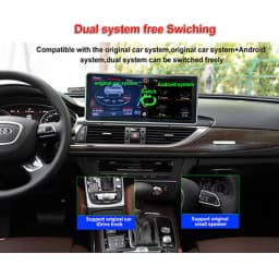 10.25 inch touch screen display upgrade for Audi A6 S6 RS6 A7 S7 RS7 C7 MMI 3G + RMC CarPlay Android Auto Radio Mirror Android