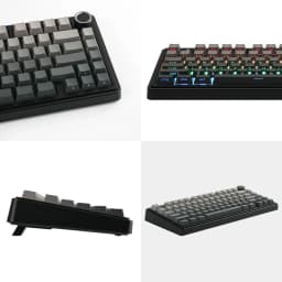 AULA F75Pro Wireless Gaming Mechanical Keyboard 75% Customized RGB Layout Gasket Mounted Side-engraving PBT Keycaps
