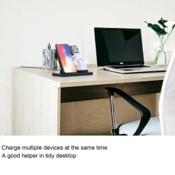 3 In 1 Wireless Charging Station With Soft Charging Indicator For Apple IPhone 14/13Pro Max/iWatch/Airpods