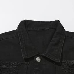 Men's High Street Destroyed Jeans Jacket With Patchwork Fashion Streetwear Ripped Denim Coat For Male Distressed Outerwear