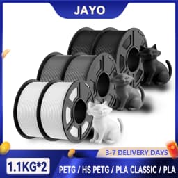 JAYO 3D PETG/ High Speed Matte PETG / PLA Classic/PLA/PLA+/HS PLA/PLA Matte/PLA Meta Printer Filament 1.75mm 3D Printer Filament