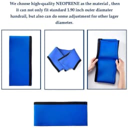 Pool Railing Covers Inground Pool Handrail Safety Cover Anti-Scald Spa Rail Safety Sleeve For Park Outdoor Garden Community