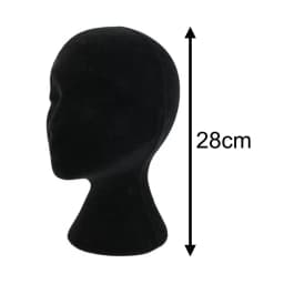 1Pc Female Head Model, Multi-purpose Foam Mannequin Head, Lightweight Wigs Hats Jewelry Display Stand for Clothes Store Showroom