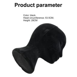 1Pc Female Head Model, Multi-purpose Foam Mannequin Head, Lightweight Wigs Hats Jewelry Display Stand for Clothes Store Showroom