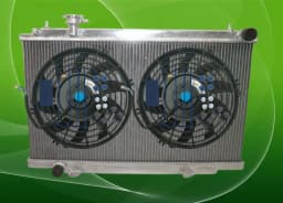 For 2003-2006 Nissan Fairlady 350Z Z33 Aluminum Racing Radiator +FAN Manual/MT 2004 2005 2006 2003 03 04 05 06