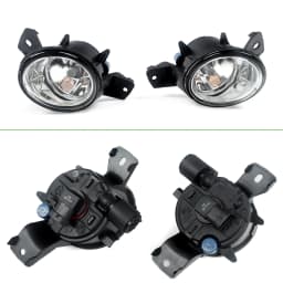 For BMW 1 Series E82 E88 2008 2009 2010 2011 2012 2013 1M Style Front Bumper Fog Lamps & Lower Centre Grilles 125i 128i 135i