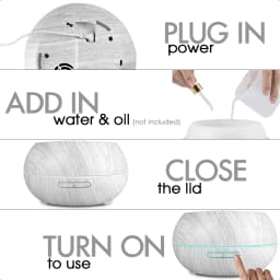 Struggling with Dry Air? 550ml Family Diffuser Humidifies + Purifies with 6 Therapeutic Oils & Remote-Controlled Ambiance