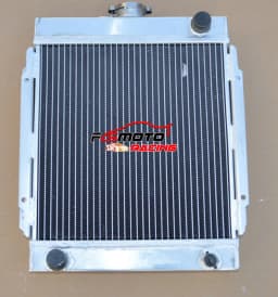 For Nissan DATSUN 1200 120Y Engine B110 B210 A12/T 1.2L 1970-1976 Aluminum Radiator & FAN MT 70 71 72 73 74 75 76 1971