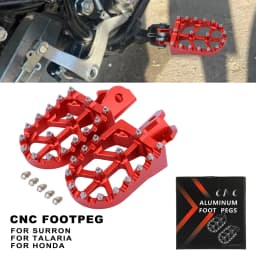 E-bike Foot Peg For CRF230 Surron Talaria Motorcycles CNC Parts Footpeg Footpedal Electric Dirt Bicycle Pedal Off-Road Motocross