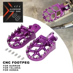 E-bike Foot Peg For CRF230 Surron Talaria Motorcycles CNC Parts Footpeg Footpedal Electric Dirt Bicycle Pedal Off-Road Motocross