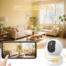 BoyKeep 2PCS Upgrade Camera Pet & Baby Surveillance Motion Capture 5G/2.4GHz, View Remotely 360° Night Vision Pan & Tilt 2-Way A