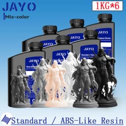 JAYO 6KG Standard / ABS-Like 3D Printer Resin 1000G/Bottle 405nm Rapid UV-Curing Photopolymer Resin For LCD 3D Printer Material