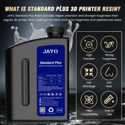 JAYO 6KG Standard / ABS-Like 3D Printer Resin 1000G/Bottle 405nm Rapid UV-Curing Photopolymer Resin For LCD 3D Printer Material