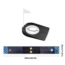 Golf Putting Mat Golf At Home Simulator Practice Hitting Simulator Portable Training Tool For Home Men Recreation Outdoor Patio