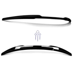 Trunk Spoiler For Audi A3 S3 RS3 8V Saloon Sline 2013-2020 Gloss Black M4 Style Rear Boot Spoiler Lip Car Accessories Decoration