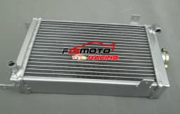 Aluminum Radiator+Fan FOR Go-Kart, Karting, Gearbox, Shifter Karts, Kart MT