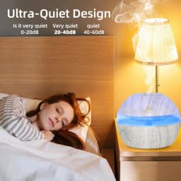 3-in-1 Humidifier, Aromatherapy Diffuser & Soothing Night Light, 300ml for Better Sleep & Air Quality