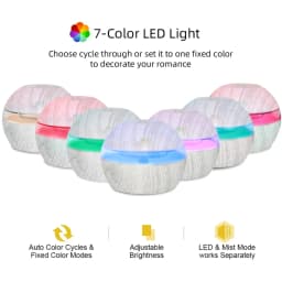 3-in-1 Humidifier, Aromatherapy Diffuser & Soothing Night Light, 300ml for Better Sleep & Air Quality