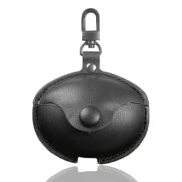 Pure Color PU Leather Black Earphone Case For HUAWEI Freebuds Pro ,Sheepskin Pattern